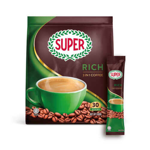 Super - Rich 3 in 1 Coffee 600g (30 Sticks)
