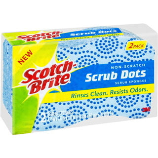 ScotchBrite Scrub Dots 2pk