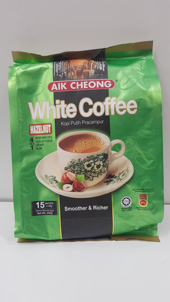 AikCheong Hazelnut White Coffee 15x40g
