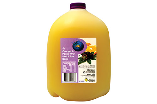 Juice World - Orange & Passionfruit 4L