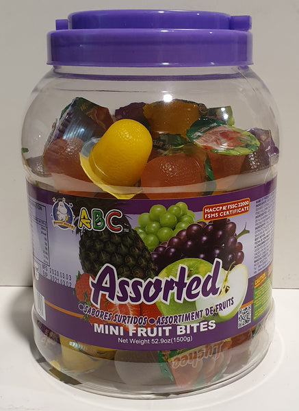 ABC Assorted Jelly - mini fruit bites 1.5kg