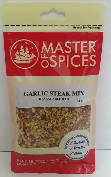 Garlic Steak Mix 54g - Master of Spices