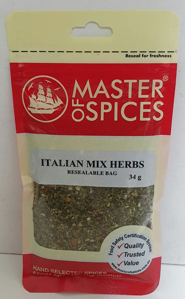 Italian Mix Herbs 34g - Master of Spices