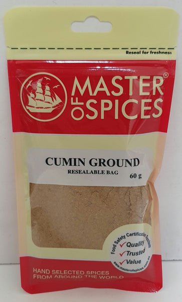 Cumin Ground 60g - Master of Spices