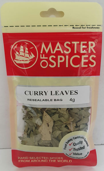 Curry Leaves 4g - Master of Spices