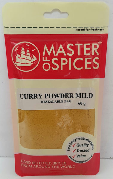 Curry Powder Mild  60g - Master of Spices