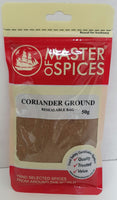 Coriander Ground 50g - Master of Spices
