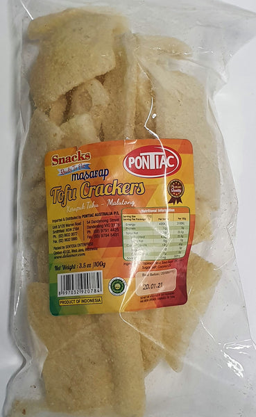 Pontiac Tofu Crackers 100g