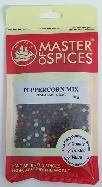 Peppercorn Mix 50g - Master of Spices