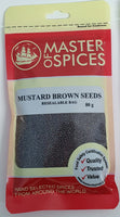 Mustard Brown Seeds 80g - Master of Spices