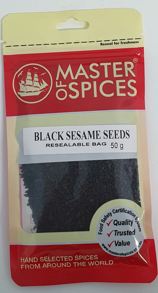 Black Sesame Seeds 50g - Master of Spices