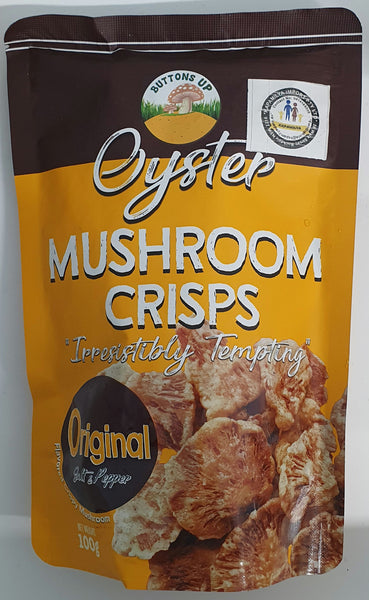 Oyster Mushroom Crisps Original flavour 100g
