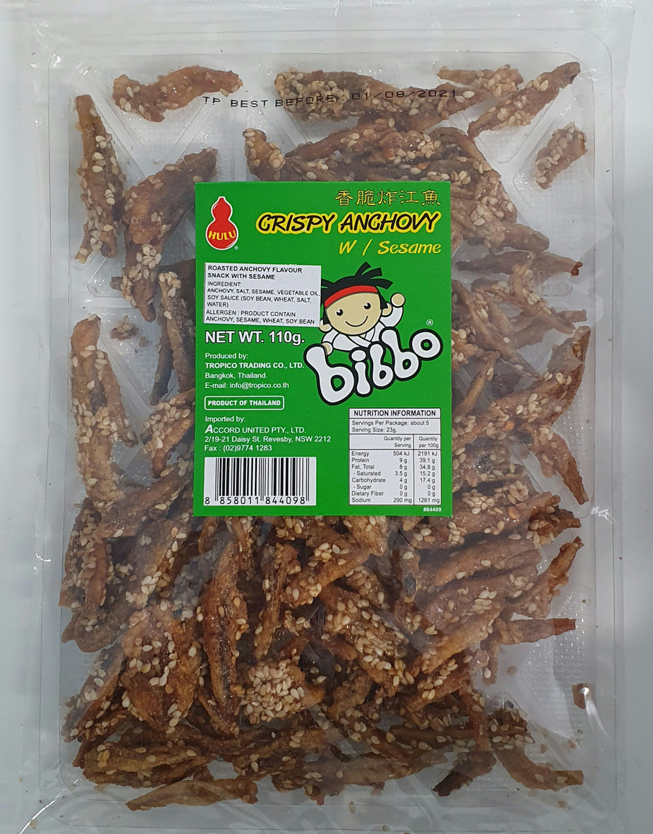 Hulu Crispy Anchovy with Sesame 110g Fresh Food Market Rooty Hill