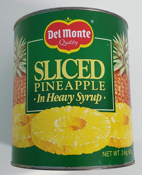 Del Monte Sliced Pineapple (in heavy syrup) 3kg