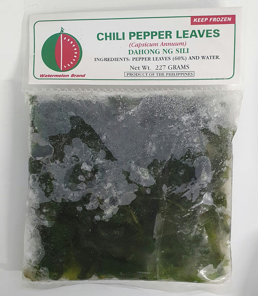 Frozen Chilli Pepper Leaves 227g (Watermelon brand)