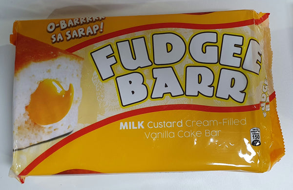 FudgeeBar Milk Custard Cream-Filled Vanilla Biscuits 10 x 44g