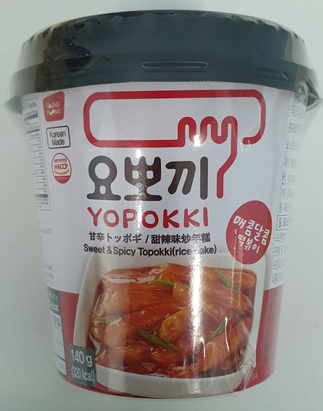 Yopokki Sweet & Spicy Topokki (Rice Cake) 140g