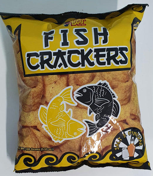 Chickboy Fish Crackers (Salt & Vinegar) 100g
