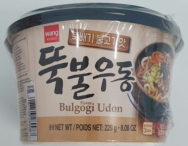 Wang Bulgogi Udon Noodles Soup Bowl 229g