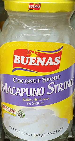 Buenas Coconut Macapuno Sport Strings in syrup 340g