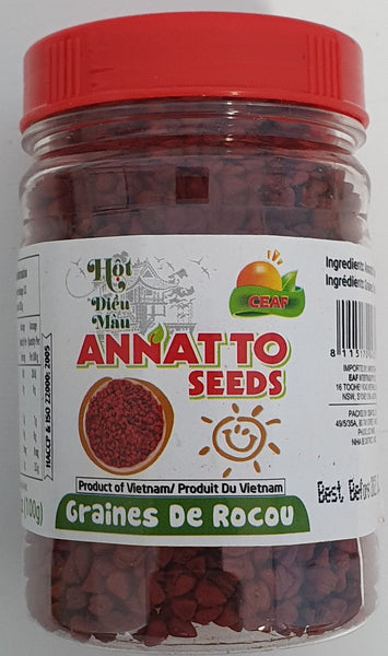 Ceaf Annatto Seeds 100g - Annato - Atchuete - Achuete - Annatto - Atsuete