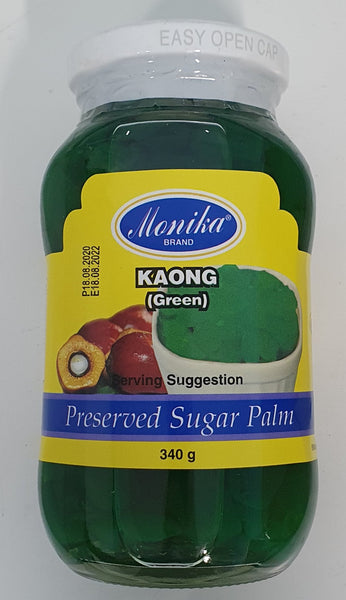 Monika - Preserved Palm Sugar. Kaong Green 340g