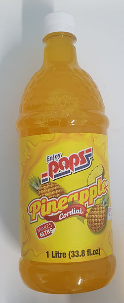 Pops - Pineapple Cordial 1L