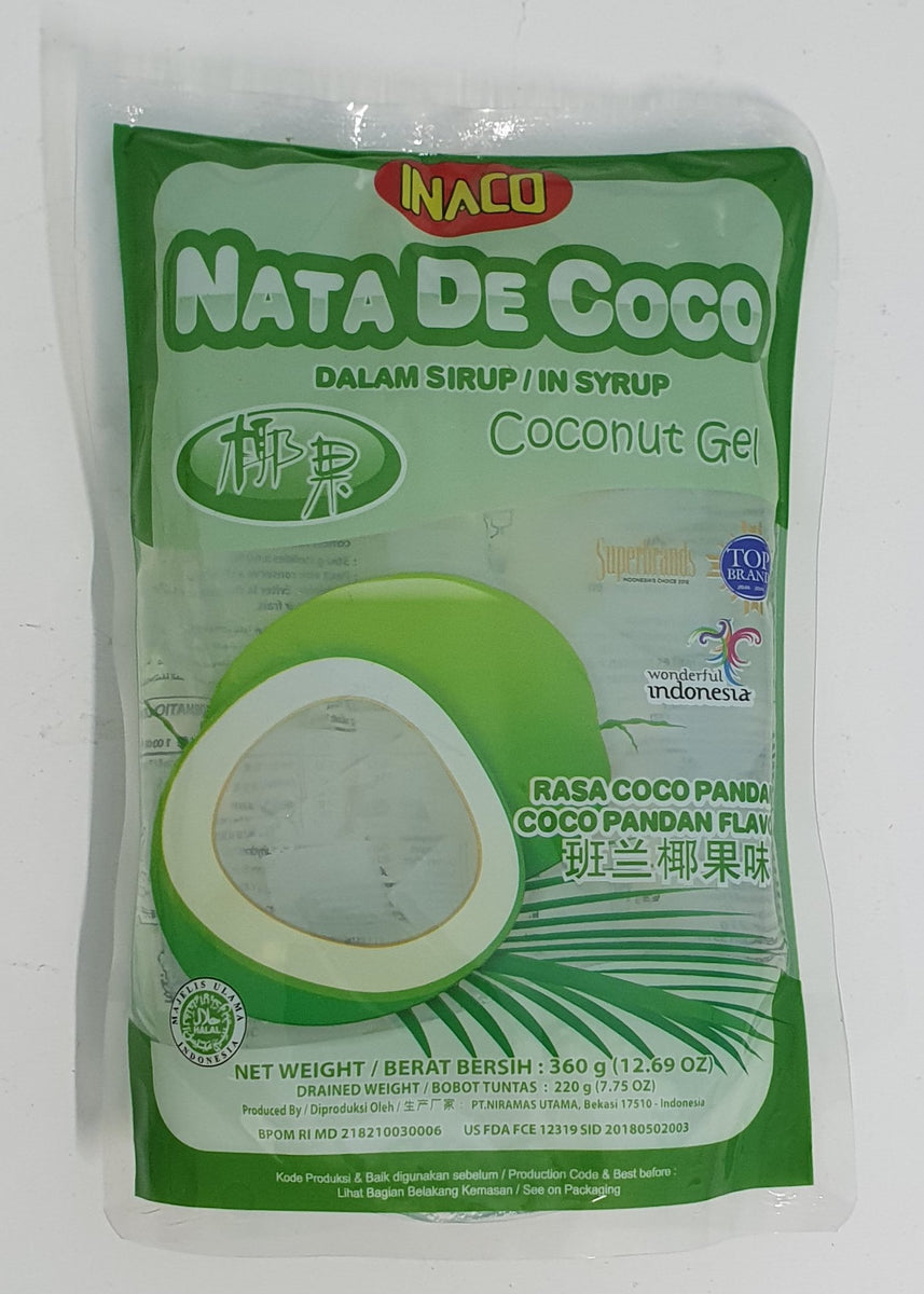 Inaco - Nata De Coco Pandan Flavor 360g – Fresh Food Market - Rooty Hill
