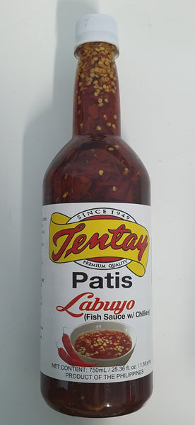 Tentay - Spicy Fish Sauce Patis with Chilli 750ml