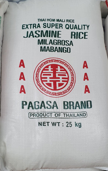 Pagasa - Jasmine Rice (Old Crop) 25kg