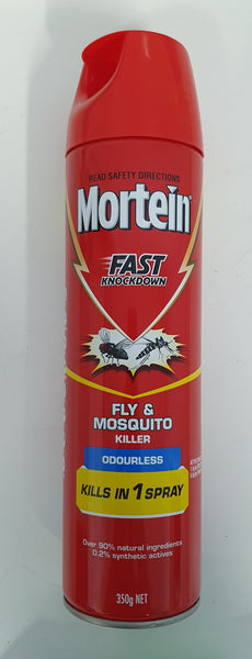 Mortein - Fly & Mosquito Killer Odourless Spray 350g