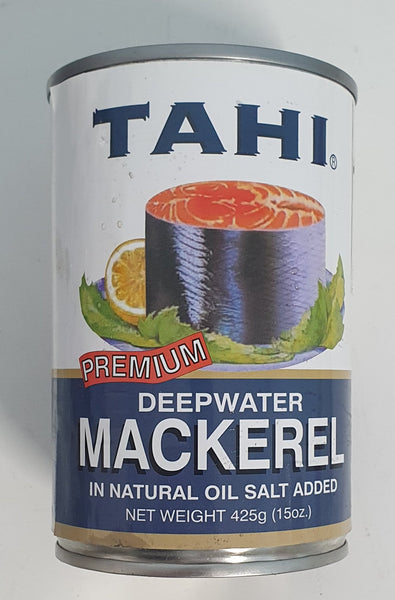 Tahi - Premium Mackerel in Oil, Salt Added 425g