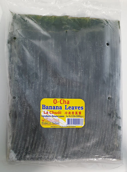 O-Cha - Frozen Banana Leaves 1kg