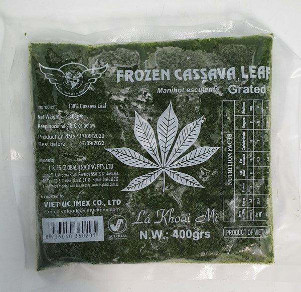 L&FS - Frozen Grated Cassava Leaves 400g