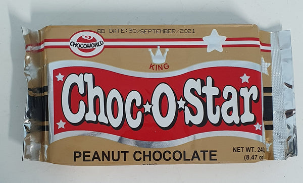 Chocoworld - Choc-O-Star Peanut Chocolate 240g