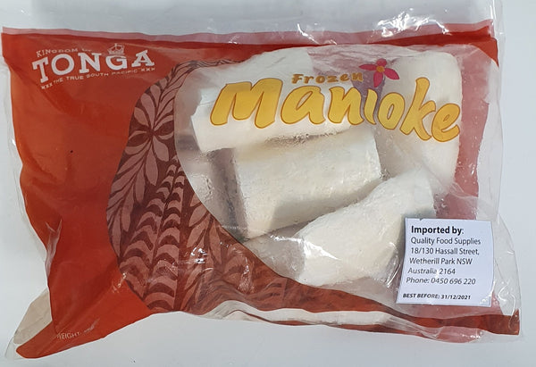 Tonga - Frozen Manioke (Cassava) 2kg
