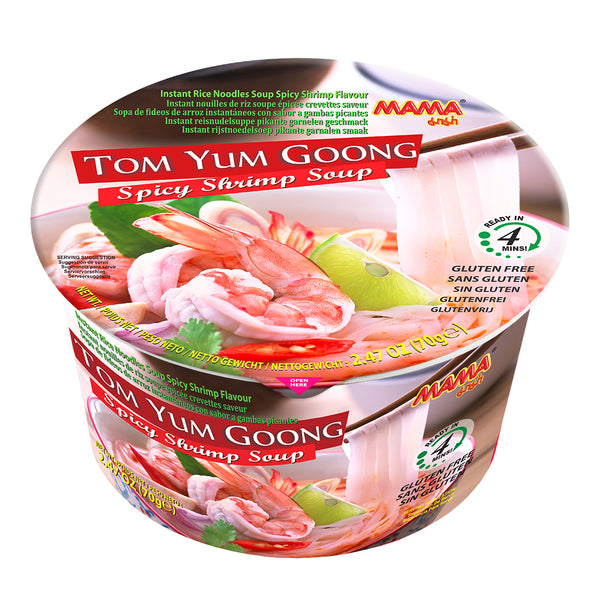 Mama Tom Yum Goong - Spicy Shrimp Soup Bowl 70g