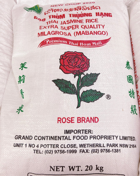 Rose Jasmine Rice 20kg NEW CROP 2020