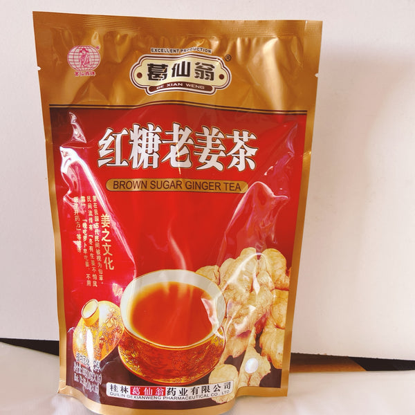GeXianWeng Instant Brown Sugar Ginger Tea 10gx16