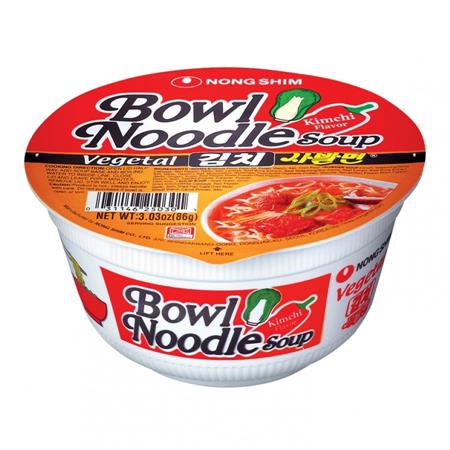 Nongshim Bowl Noodle Kimchi 86g