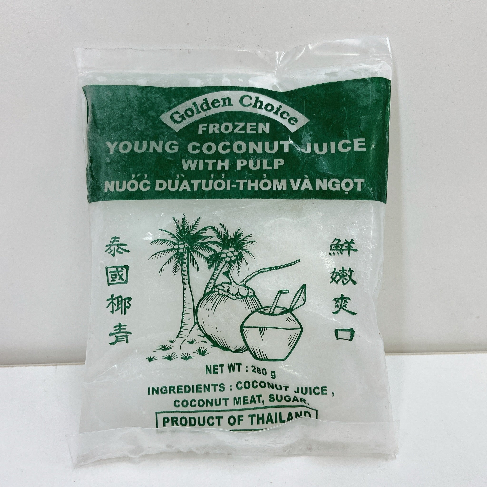 GC Frozen Young Coconut Juice with pulp 280g Fresh Food Market Rooty Hill