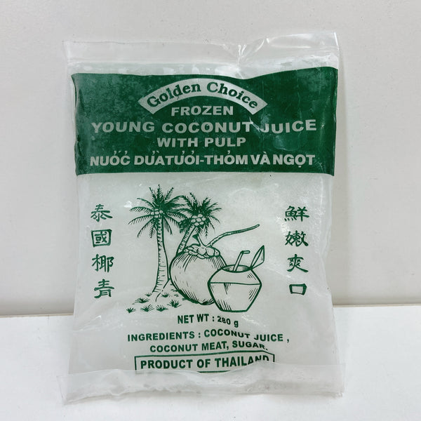 GC Frozen Young Coconut Juice with pulp 280g