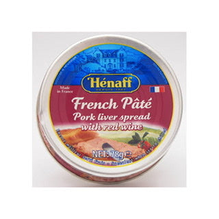 Henaff Pork liver Spread Pate with red wine 78g