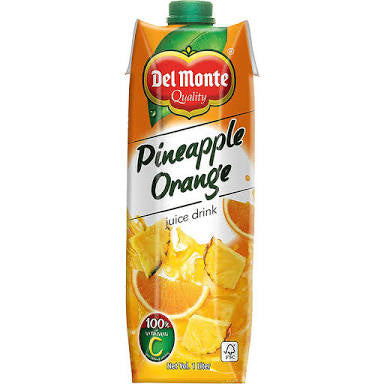 Del Monte Pineapple Orange Juice 1L - DelMonte