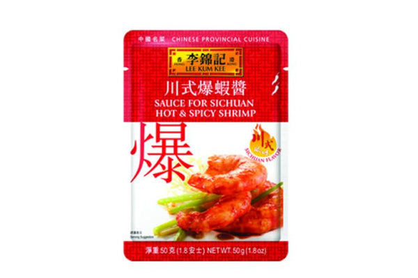 LKK Sichuan Hot & Spicy Shrimp Sauce 50g - Lee Kum Kee
