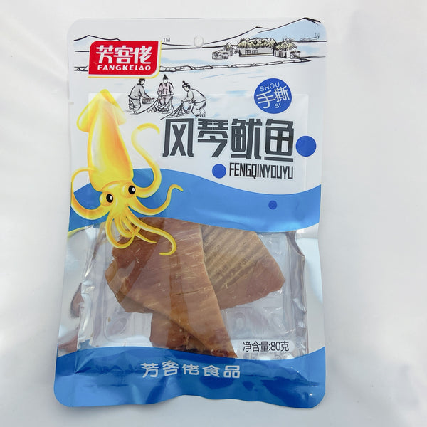 FangKeLao Fengqin Dried Shredded Squid 80g