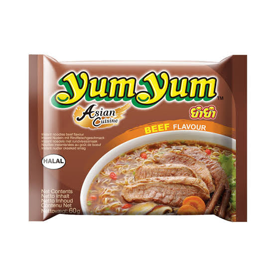 YumYum Beef Flavour Noodle 5x60g