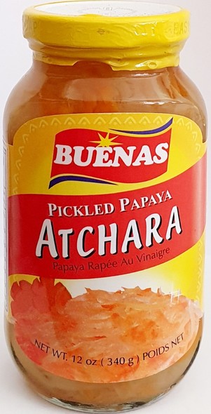 Atchara (Pickled Papaya) 340g - Buenas Brand