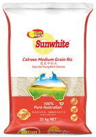 Sunwhite Sunrice Rice - 25kg