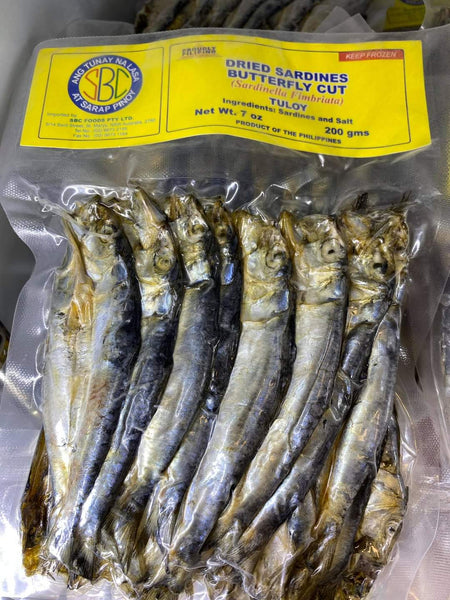 SBC - Dried Sardines Butterfly Cut (Tuloy) 200g